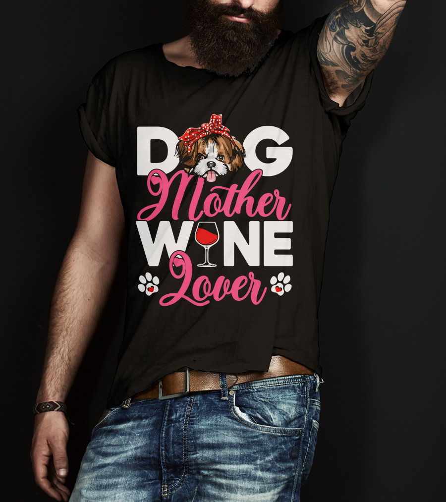 Cute Shih Tzu Dog Mother Lover T-Shirt
