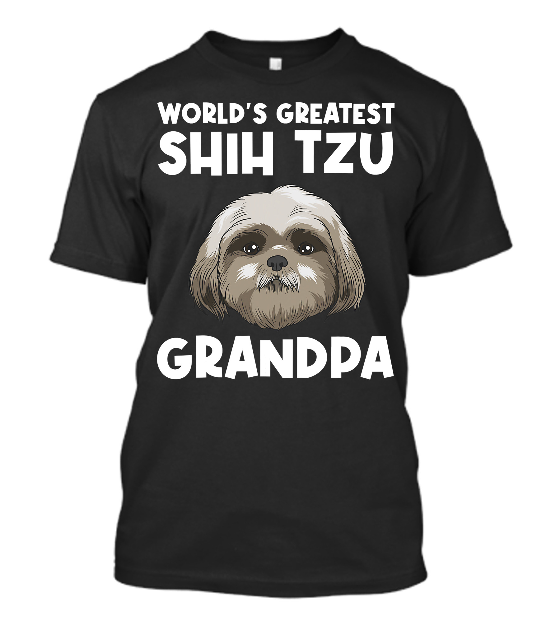 World's Greatest Shih Tzu Grandpa T-Shirt