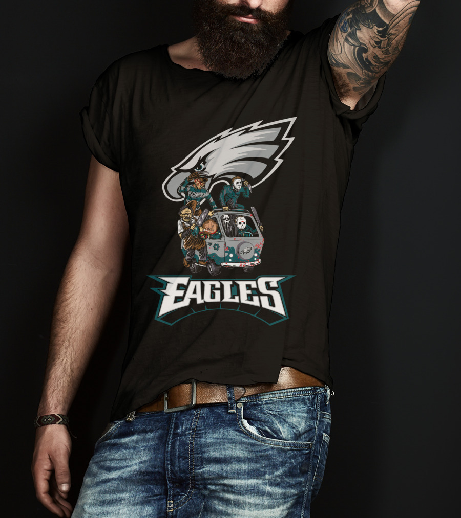 Eagles Horror Movies Edition Van Mashup T-Shirt