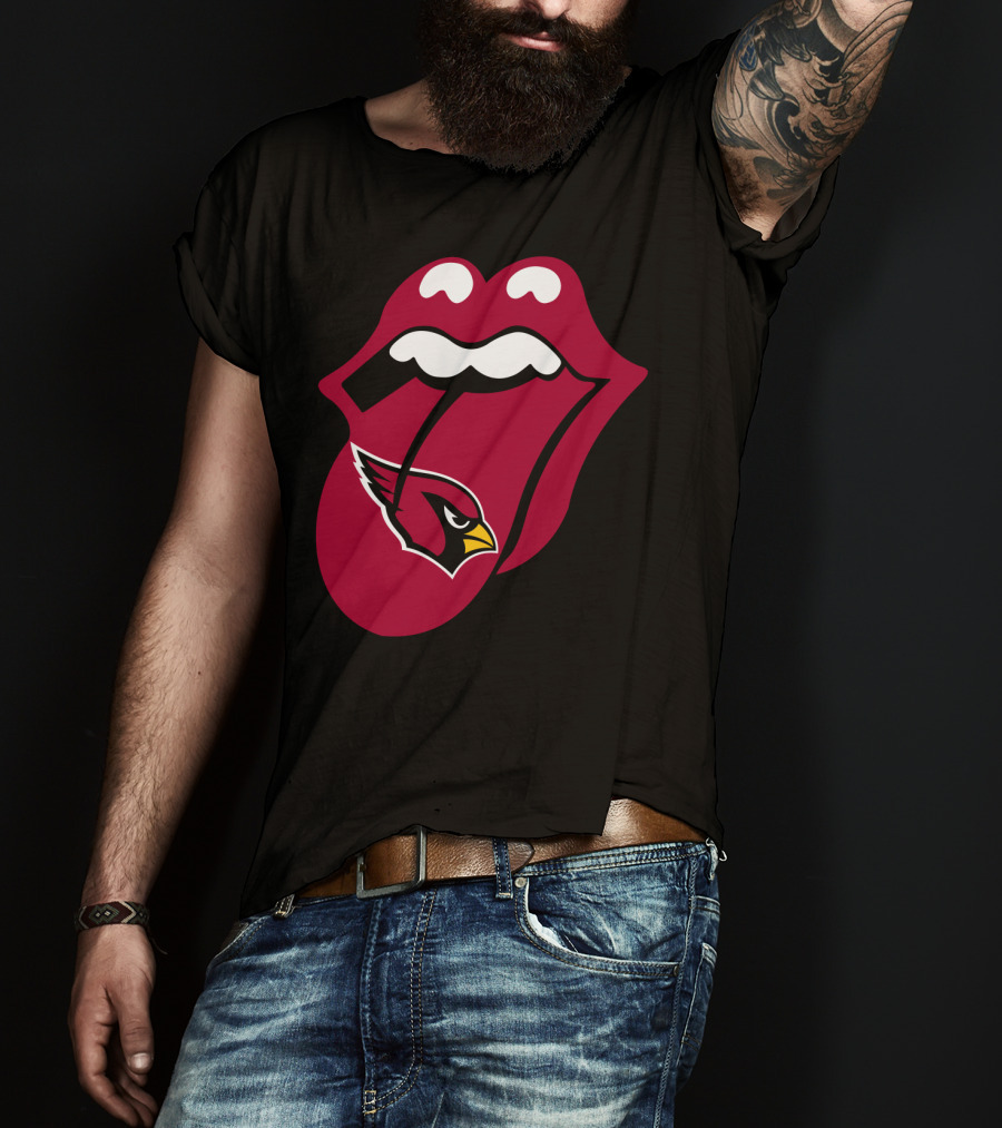 Arizona Cardinals Logo Tongue Icon T-Shirt