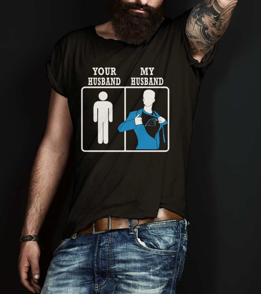 Your Husband My Husband Carolina Panthers T-Shirt