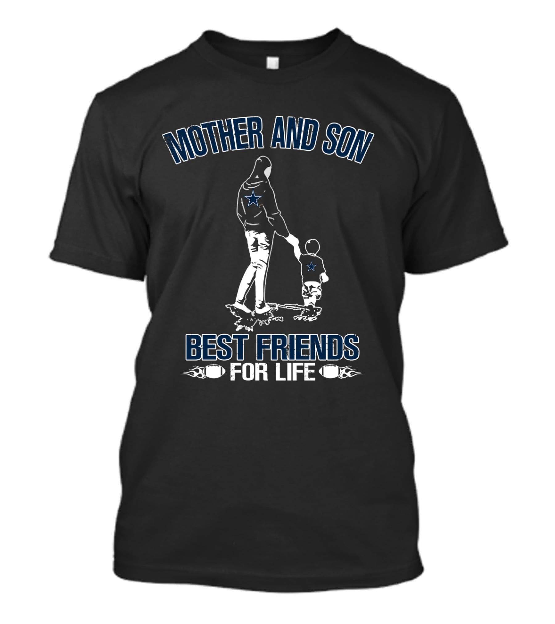 Mother And Son Best Friends For Life Dallas Cowboys T-Shirt