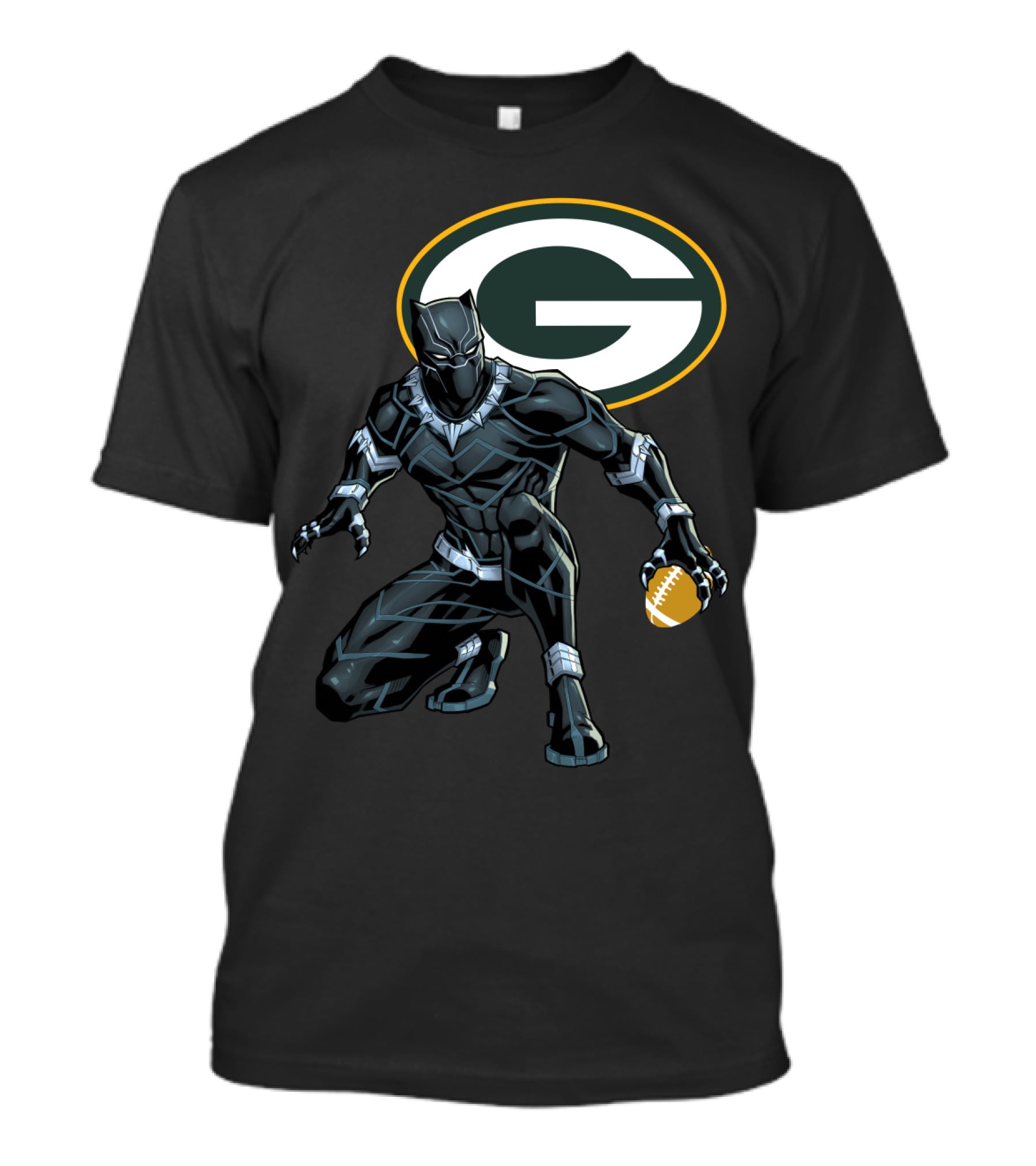 Green Bay Packers Football Superhero Crossover T-Shirt
