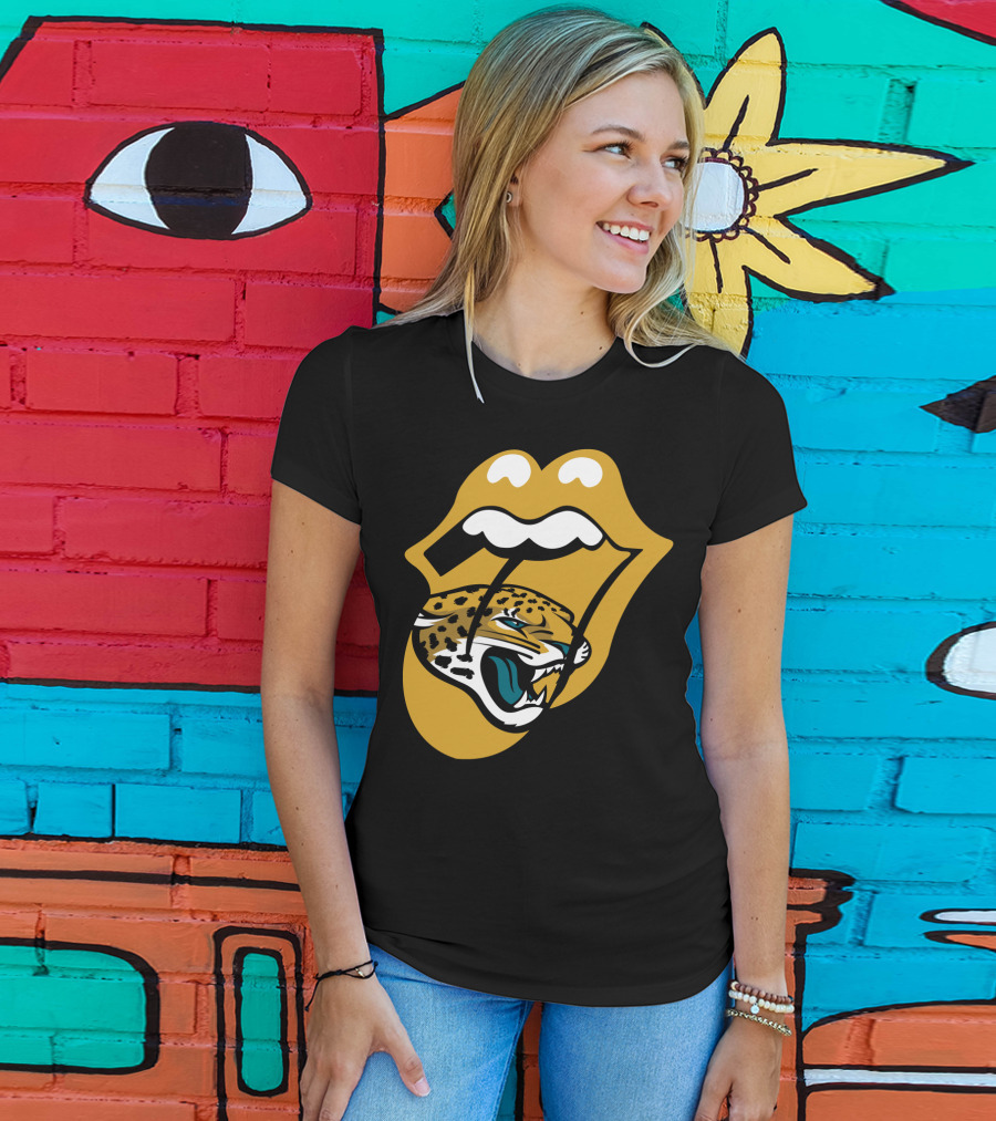 Jacksonville Jaguars Logo With Iconic Tongue T-Shirt