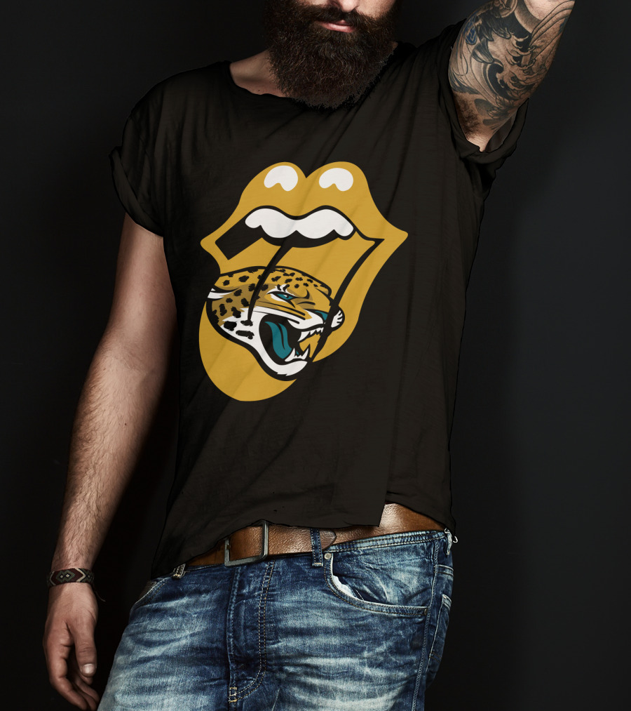 Jacksonville Jaguars Logo With Iconic Tongue T-Shirt