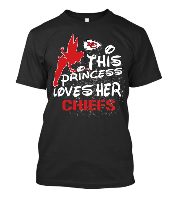 This Princess Loves Her Kansas City Chiefs T-Shirt