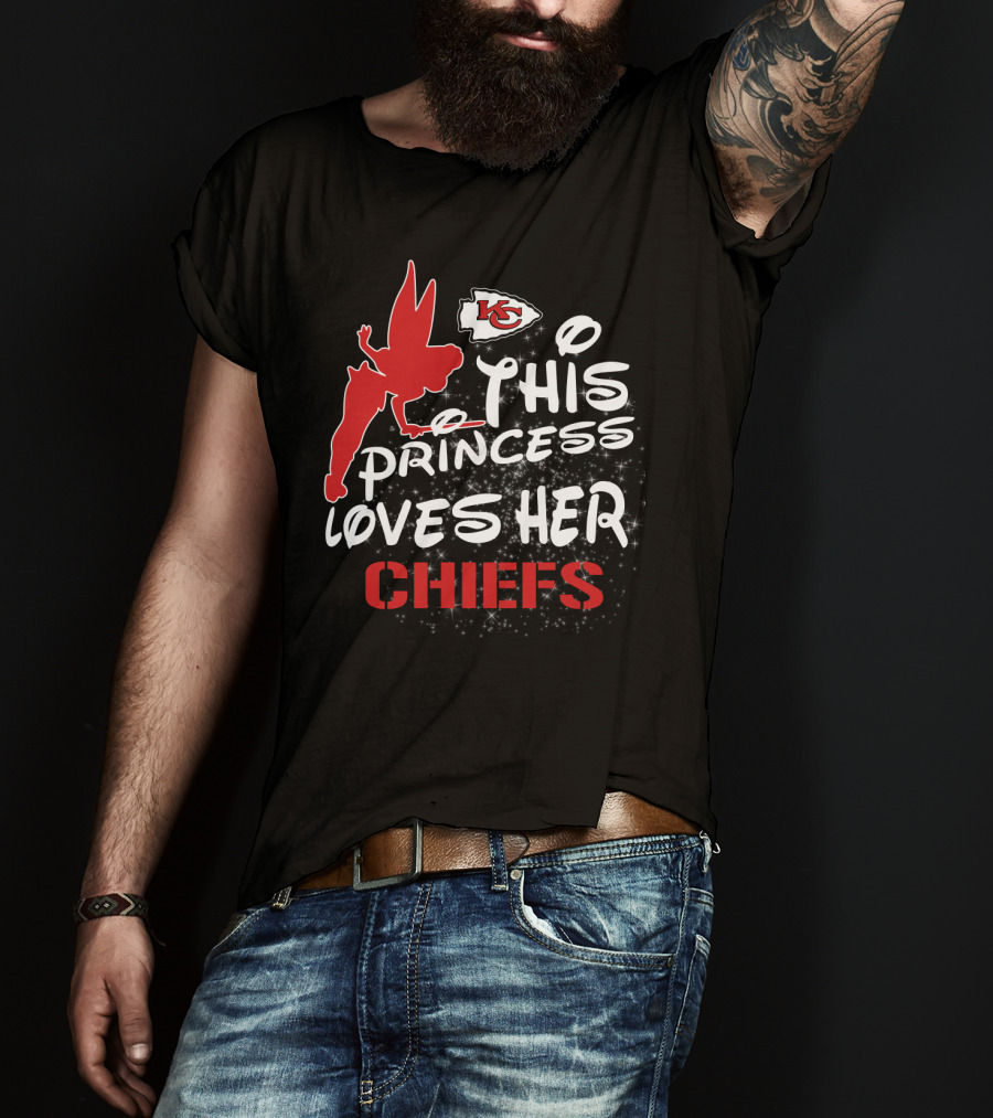 This Princess Loves Her Kansas City Chiefs T-Shirt