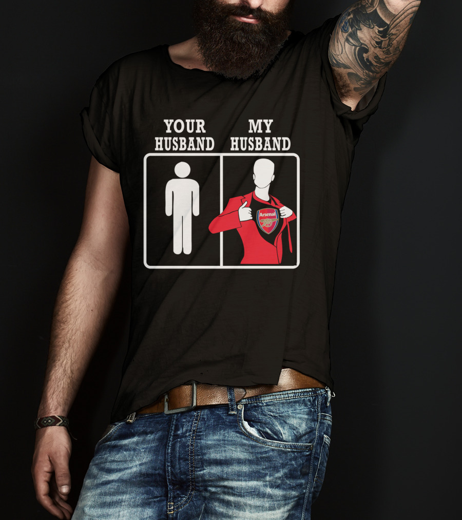 Your Husband My Husband Arsenal T-Shirt