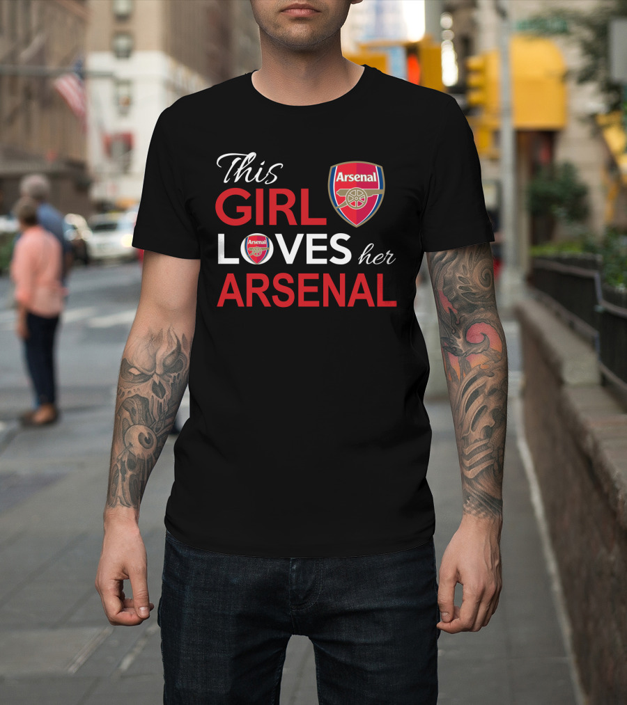 This Girl Loves Her Arsenal Arsenal T-Shirt