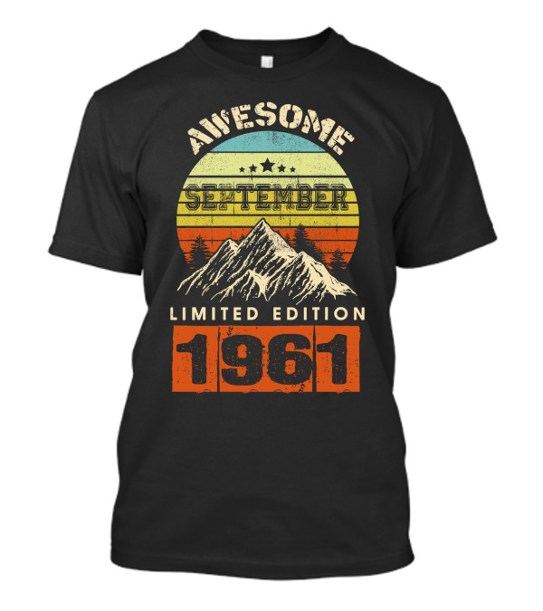 Awesome September 1961 Vintage Mountain T-Shirt