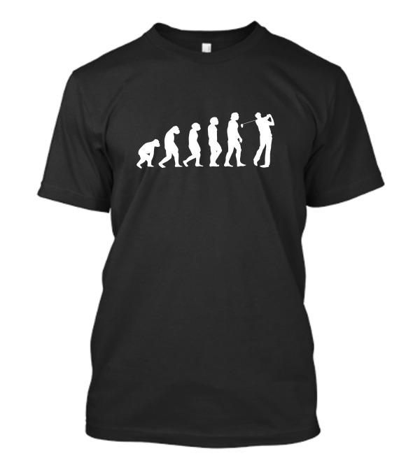 Golf Evolution Silhouette Progression T-Shirt